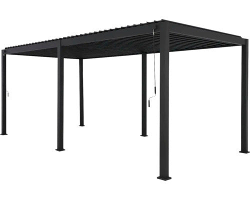 Mirador Pergola 3x6 Lamellendach Terrassenüberdachung 11x11cm Pfosten Outdoor - 4306516446476
