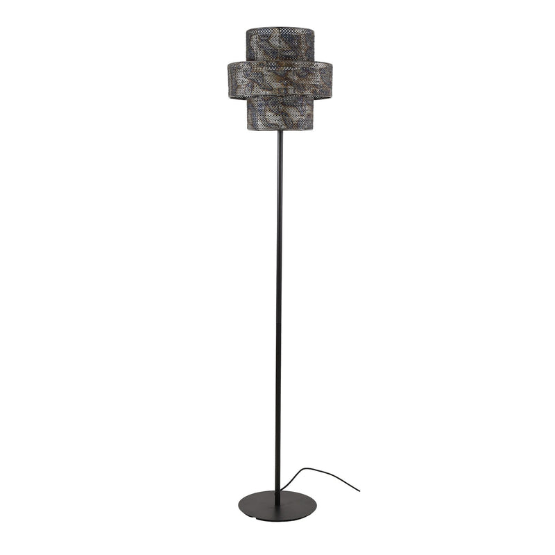 Zijlstra Stehleuchte Lantern Stehlampe schwarz brüniert Metall Höhe 165 cm580 - 8713244075414