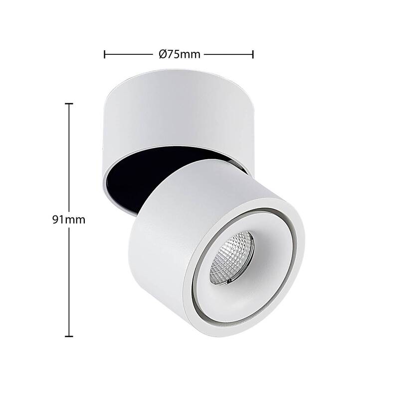Arcchio Rotari LED-Deckenstrahler Deckenlampe Lampe Leuchte 1-flammig 6,1W weiß - 4251096579338