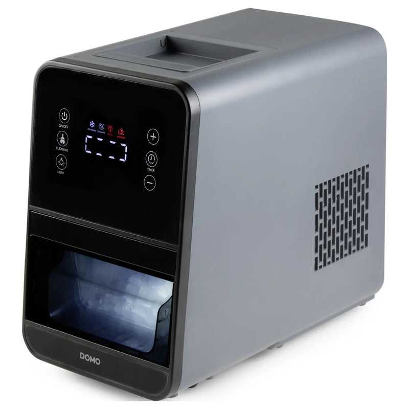 Domo EISWÜRFELMASCHINE DO9286IB 15kg/Tag Touch-Display Selbstreinigung Schwarz - 5411397170699