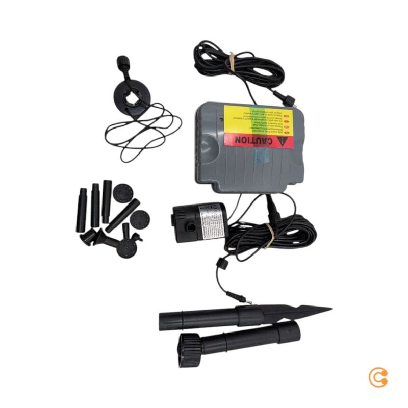Esotec Solar Pumpenset Palermo Teichpumpe Wasserspiel 330L/H Gartenbewässerung - 4260057861801