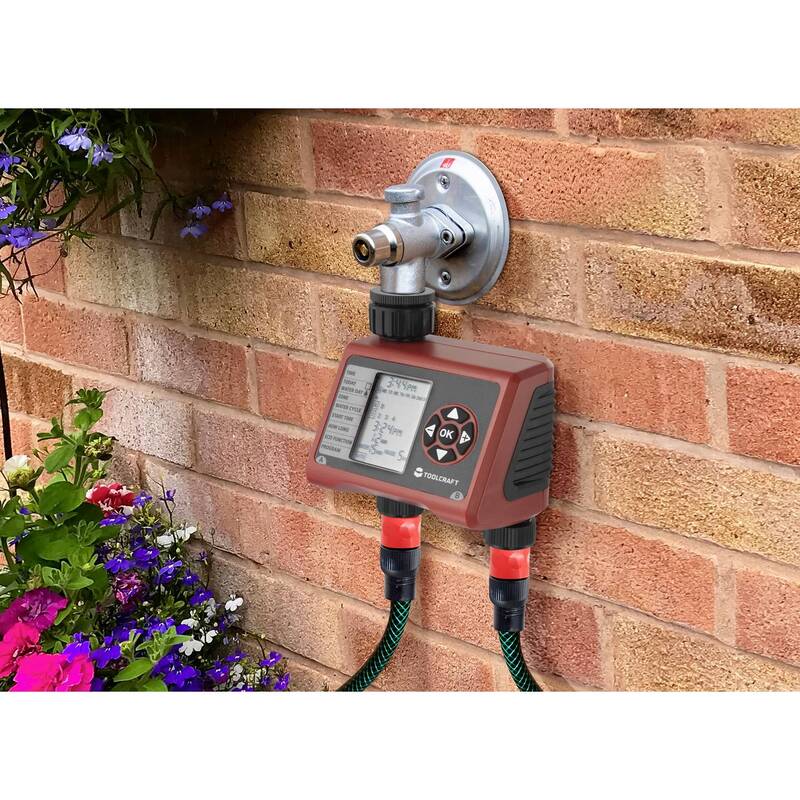 Toolcraft Bewässerungssteuerung Easy Duo Gartenbewässerung digital IPX5 1-240min - 4064161186009