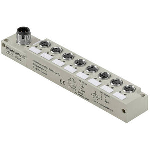 B-Ware Weidmüller Sensor-Aktor-Verteiler SAI-8-S-3P-M8L-M12-LOG 8 Steckplätze IP67