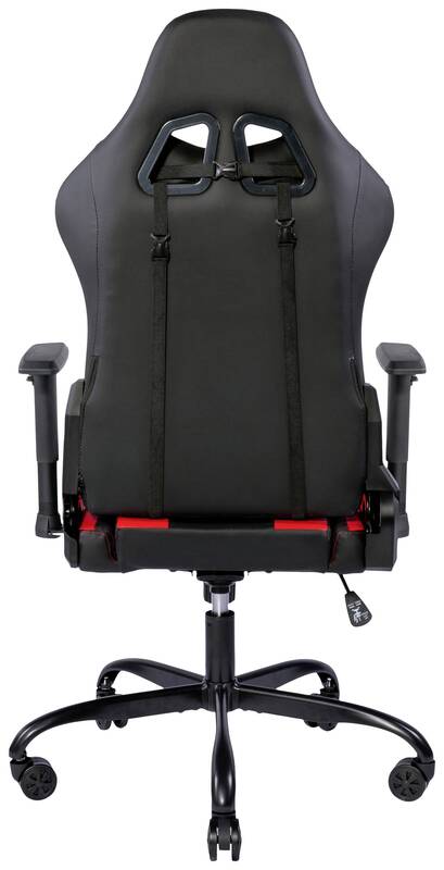 DELTACO GAMING GAM-096-R Gaming-Stuhl Schwarz Rot Möbel Büromöbel SIEHE TEXT - 7333048051479
