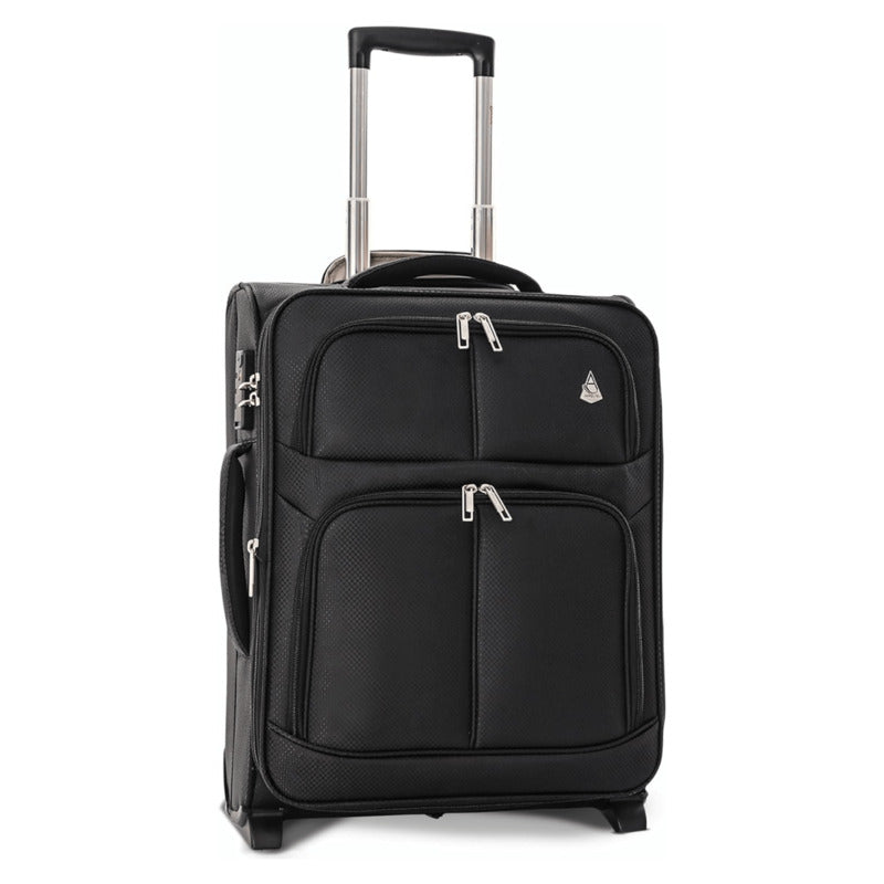 Aerolite Handgepäck Koffer 2 Rollen leicht 55x40x20cm für Ryanair Reisen - 5038230170144