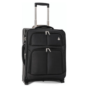 B-Ware Aerolite Handgepäck Koffer 2 Rollen leicht 55x40x20cm für Ryanair Reisen