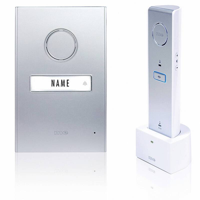 m-e modern-electronics Türsprechanlage Funk Komplett-Set ADF-710 100m - 4250109132805