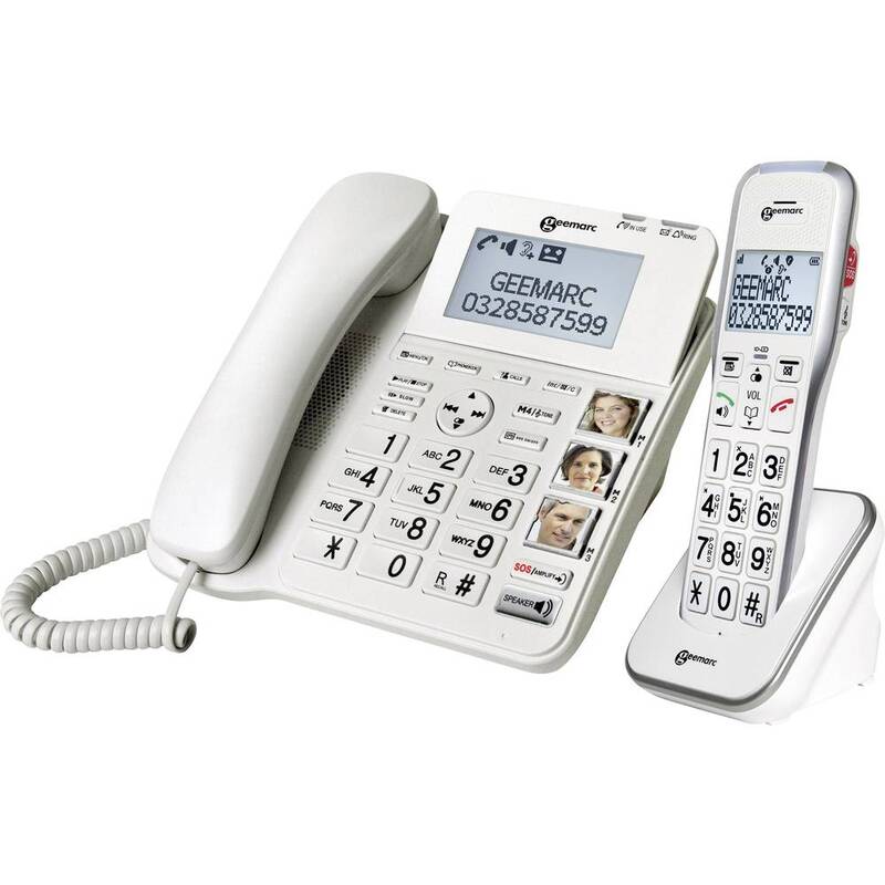 Geemarc AMPLIDECT 595 COMBI Schnurgebundenes Seniorentelefon Anrufbeantworter - 3521350009330