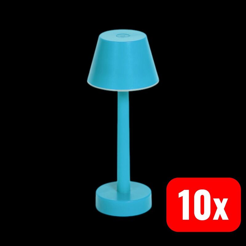 Lindby Akkuleuchte Gaja LED dimmbar USB RGBW Gartenlampe blau IP44 24cm - 4251911776652