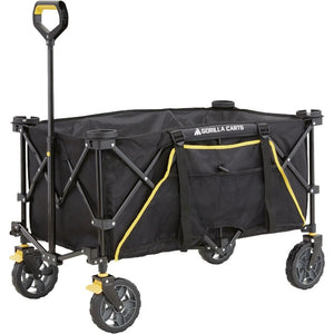 B-Ware Gorilla Carts faltbarer Strandwagen robust 68 kg Tragkraft 100x58x102 cm