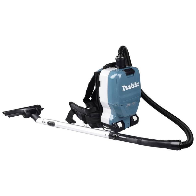 Makita Akku-Rucksackstaubsauger 2x18V akkubetrieben Staubsauger 70dB türkis - 88381870016