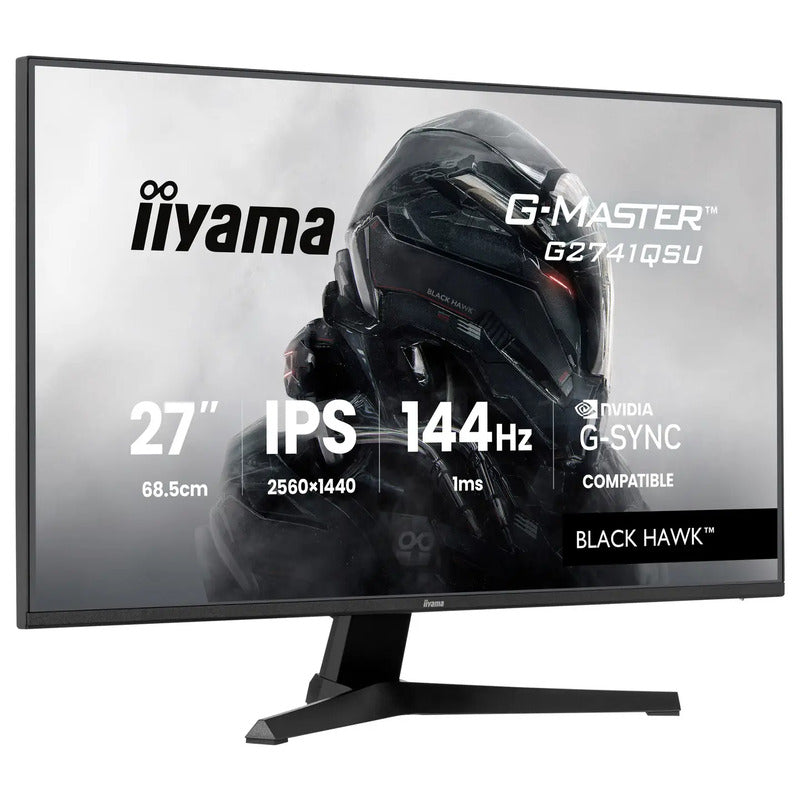 Iiyama Gaming Monitor 27 Zoll G-Master Black Hawk 2560x1440 IPS 144Hz schwarz - 4948570126873