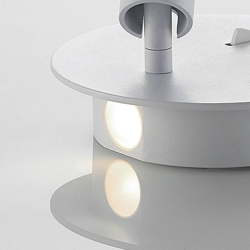 Lucande Magya LED-Wandleuchte Lampe Leuchte Wandleuchte 2-flammig 2x3 W  Alu 594 - 4251096570199