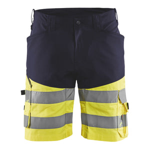 B-Ware Blakläder Warnschutz-Shorts Herren gelb marineblau Größe 50 CORDURA Taschen