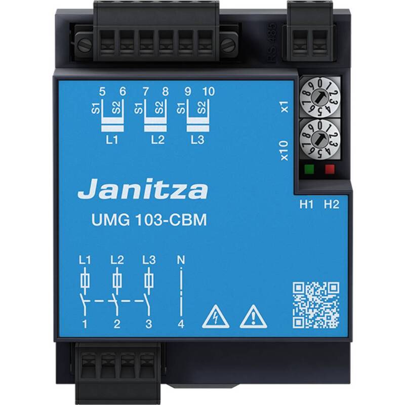Janitza UMG103-CBM Universalmessgerät UMG 103-CBM für die Hutschiene - 4251861100194