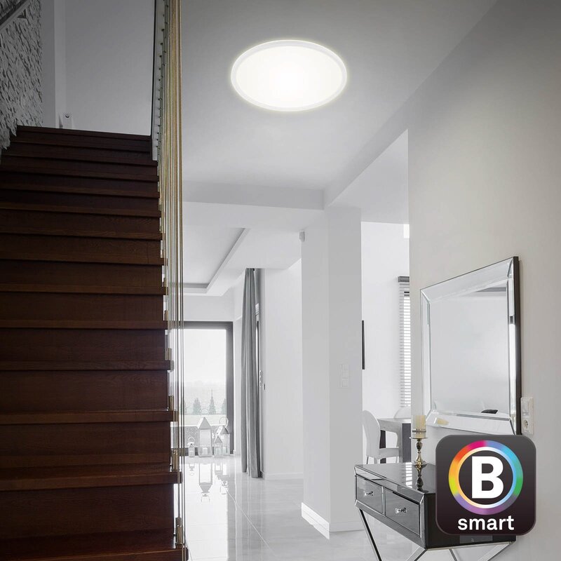 Briloner LED-Deckenlampe Slim S dimmbar CCT weiß Ø 45 cm Deckenleuchte Lampe - 4002707409885