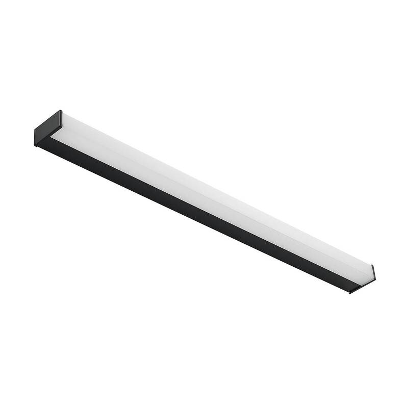 Lindby Ulisan LED-Badwandleuchte Wandlampe Badleuchte Lampe eckig 9W schwarz - 4251911718706