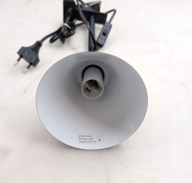 Paulmann Klemmleuchte Vitis LED Tischlampe Lampe schwarz 37cm mit Schalter 11cm - 4000870954300