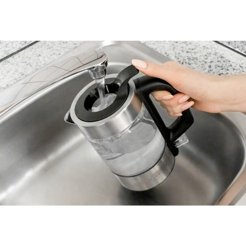 Profi Cook PC-WKS 1228 G Wasserkocher Teekocher Wasserkanne schnurlos Inox Küche - 4006160012286