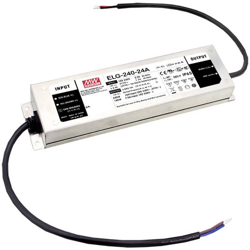 MEAN WELL LED-Treiber Netzteil Konstantspannung LED 240W Metall 3in1 Dimmer - 4711287443058