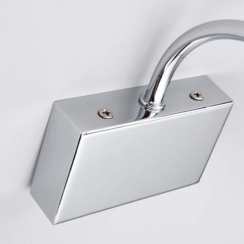 Lindby Spiegelleuchte Wandleuchte Devran LED Lampe dimmbar chrom 36x13,5cm IP44 - 6291106550450