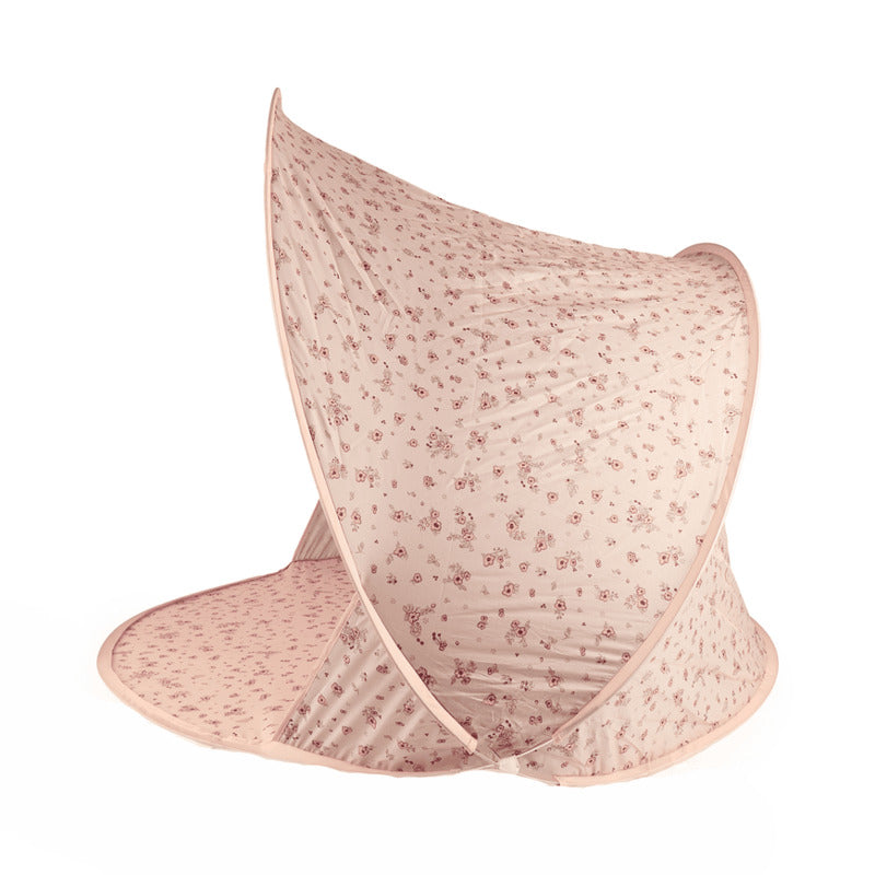 bieco Strandmuschel Dreamy Flowers UV-Schutz 40+ Pop-Up 130x115x130 cm - 4005544206198