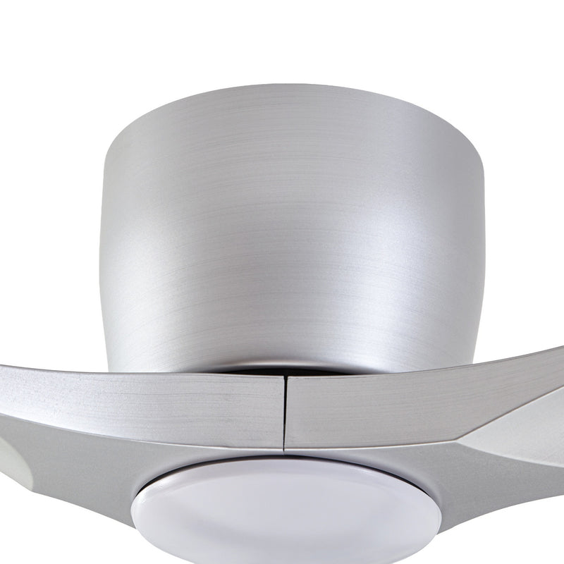 Lucande Deckenventilator Moneno Smart Ventilator LED dimmbar silber 131cm IP20 - 4255830913433