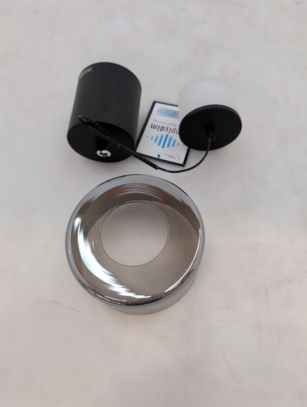 Paul Neuhaus Pendelleuchte Hängeleuchte Rika LED dimmbar schwarz transparent - 4012248383063