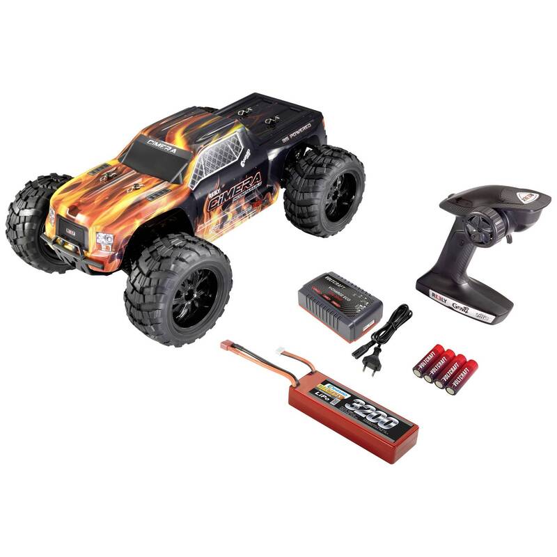 Reely Cimera Black Brushless Monstertruck 1:10 RC Modellauto Auto Allradantrieb - 4064161156033
