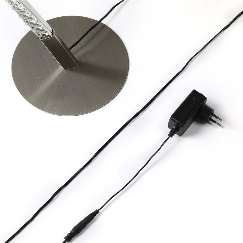 Lindby Stehlampe Stehleuchte LED Criostal RGBW dimmbar Fernbedienung alu tran391 - 4251096575200