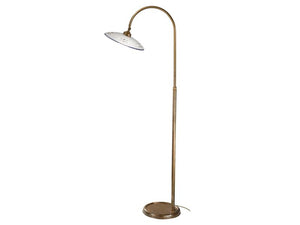 B-Ware Cremasco Stehleuchte Lampe Bassano grün Messing Keramik Stehlampe Leuchte LED