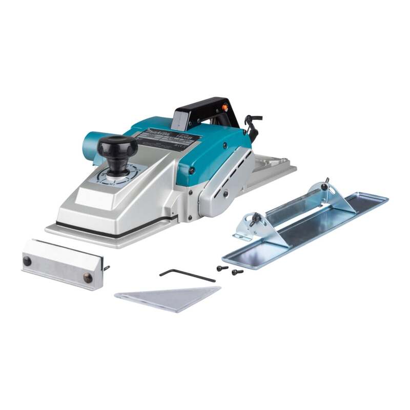 Makita Zimmermannshobel 1806B Hobelmaschine Holzarbeiten 1200W 170mm blau - 0088381003957
