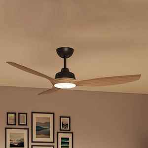 B-Ware Philips Ventilator Deckenventilator LED Lüfter Olas holz schwarz Fernbedienung