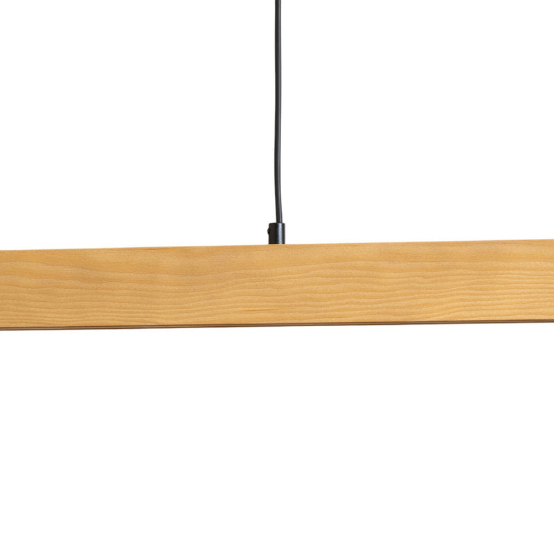 Teo Hängeleuchte Pendelleuchte LED Holz schwarz Metall Touchdimmer Kiefer 126 cm - 5901780514488