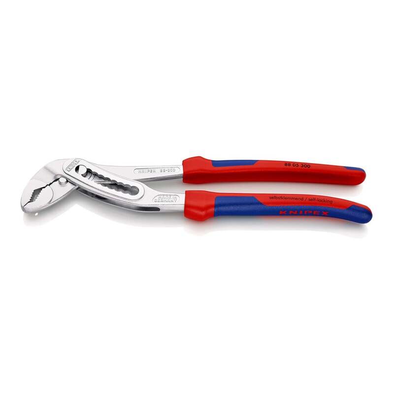 Knipex Wasserpumpenzange Gripzange 300mm 60mm Schlüsselweite Chrom-Vanadiumstahl - 4003773042389