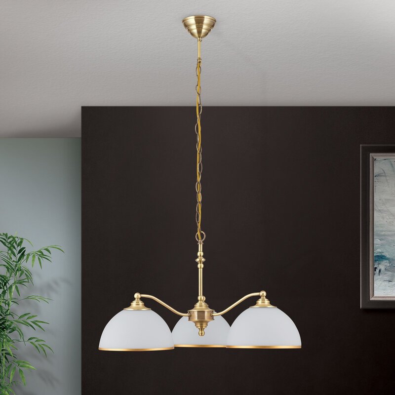 Hängeleuchte Old Lamp mit Kettenabhängung 3-flg. Hängelampe SIEHE TEXT/FOTO - 9003090274031