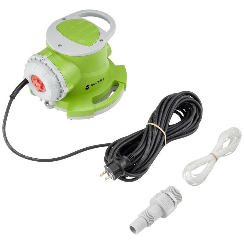 Toolcraft Tauchpumpe Flachsaugende Pumpe 7000l/h 7m IPX8 Gartenpumpe 400W - 4064161310190