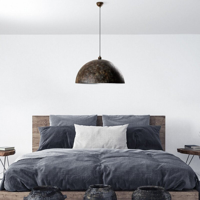 Opviq Hängeleuchte Berceste altmessing Metall Ø 60 cm dimmbar 15 W E27 - 8684283480395