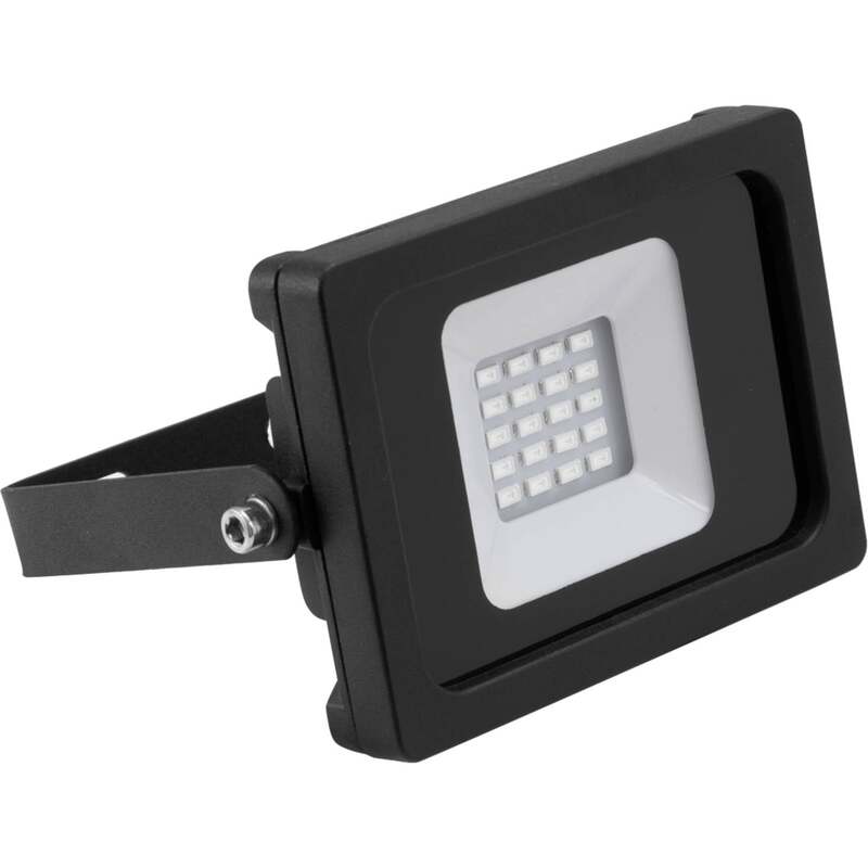 Eurolite LED Außenstrahler Flutlicht UV Strahler rot Aluminium Außenbereich 10 W - 4026397692860