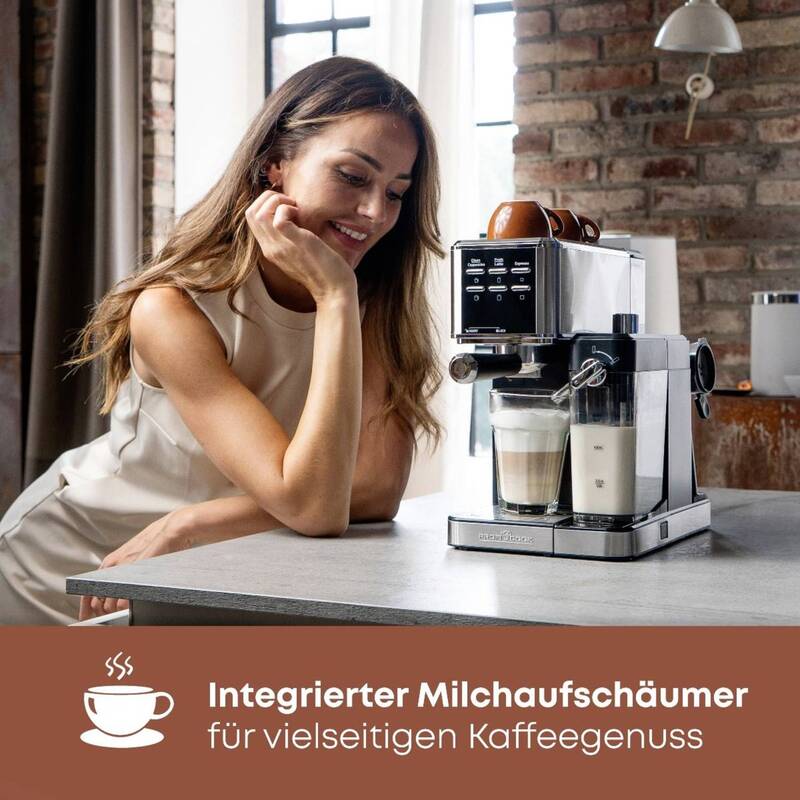 Profi Cook PC-ES-KA 1266 Espressomaschine mit automatischem Milchaufschäumer - 4006160012668