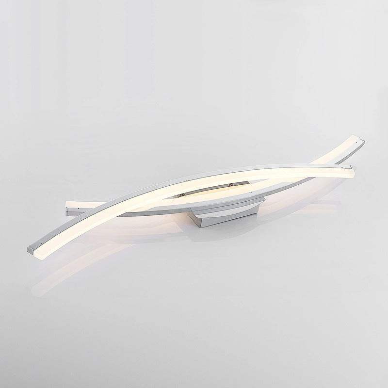 Lindby Deckenleuchte Elarit LED dimmbar Lampe Leuchte chrom 104x18,5cm 3000K - 4251096579901