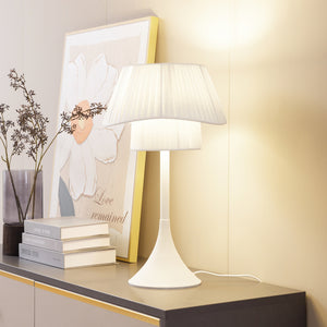 B-Ware Lindby Tischleuchte Eryndor LED Lampe Leuchte Tischlampe weiß Ø30cm 51,6cm