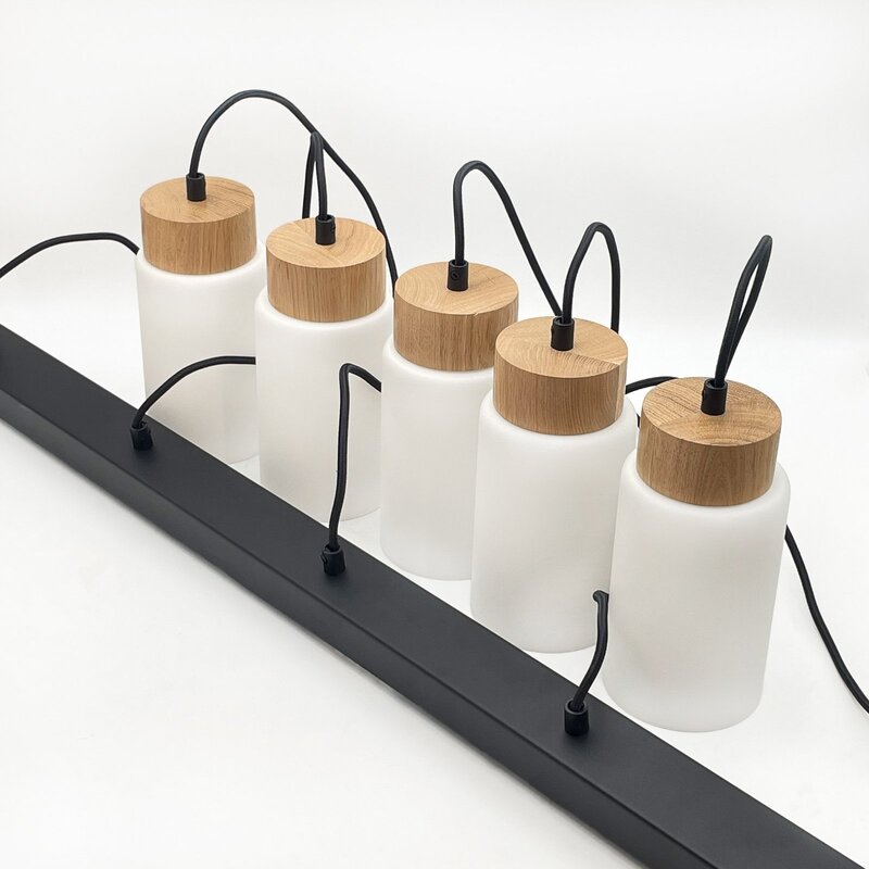 Lamkur Lighting Hängeleuchte Pendelleuchte Opalglas 100 cm SIEHE TEXT/FOTO - 5907687453646