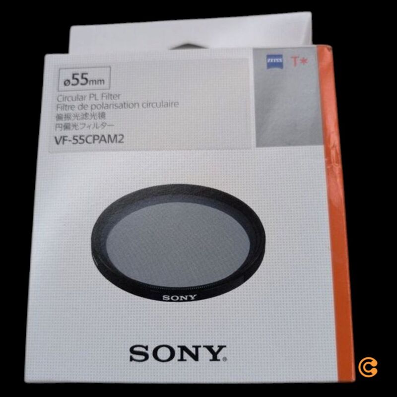Sony Polfilter Kamera 55mm zirkularer Polarisationsfilter für G Master-Objektive - 4548736100701
