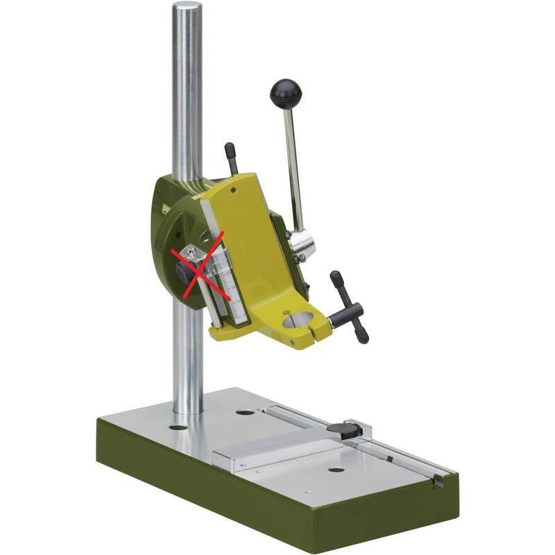 PROXXON Bohrständer MB 200 mit 40mm Hub und 140mm Ausladung für präzises Arbe... - 4006274286009