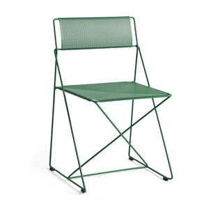 B-Ware HAY X-Line Stuhl Outdoor Gartenstuhl Sitz Metall grün stapelbar SIEHE TEXT/FOTO