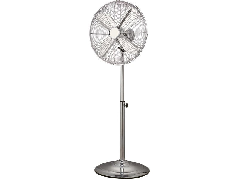 Standventilator SV 45-40 Chrom Metall Lüfter drei Geschwindigkeitsstufen Ø40cm - 4007873704192