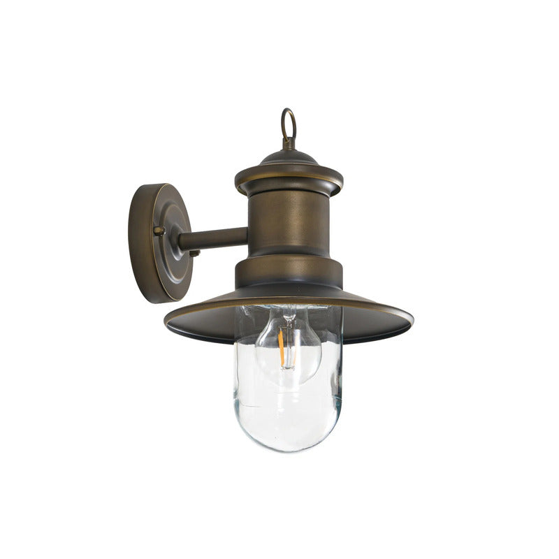 Lindby Wandleuchte Eloretta LED Außenwandleuchte Lampe dimmbar messing antik - 4255830909047