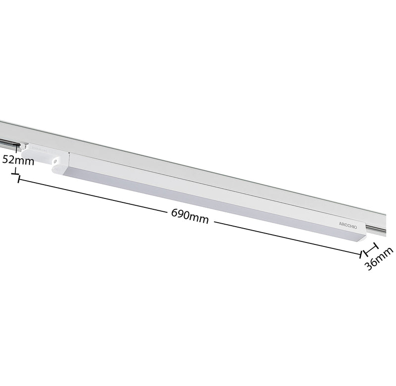 Arcchio Harlow LED-Leuchte Langfeldleuchte Deckenlampe 69 cm für Schienensystem - 4251096583687