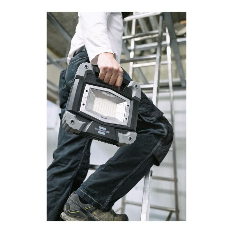 Brennenstuhl Mobiler Akku LED Strahler TORAN 4000 MBA 40W Bluetooth IP55 grau - 4007123663316